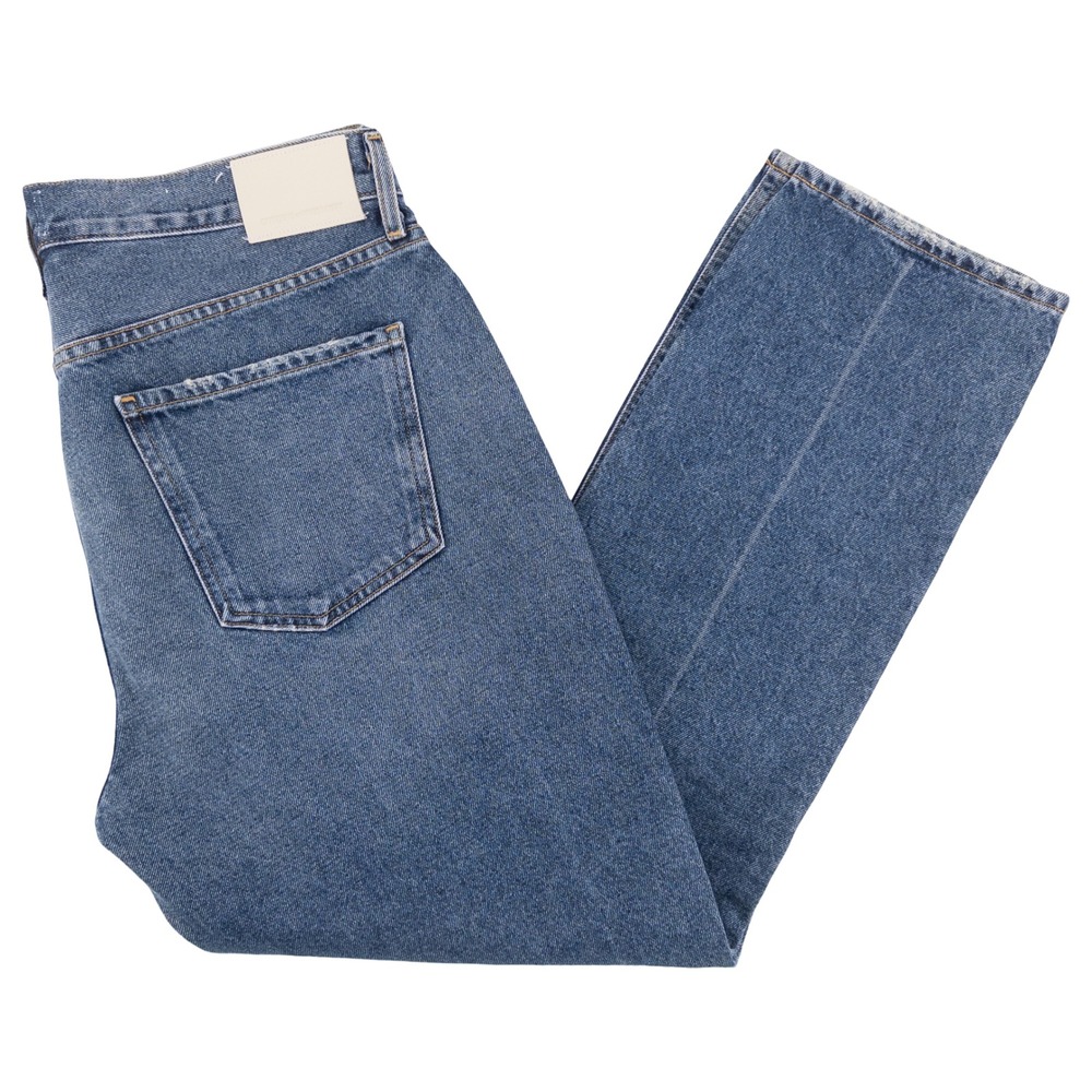 Citizens of Humanity Womens 31 34x28 Charlotte High Rise Straight Blue Jeans